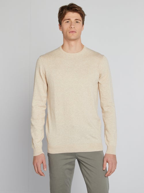 Maglione basic girocollo +1m90 - Kiabi