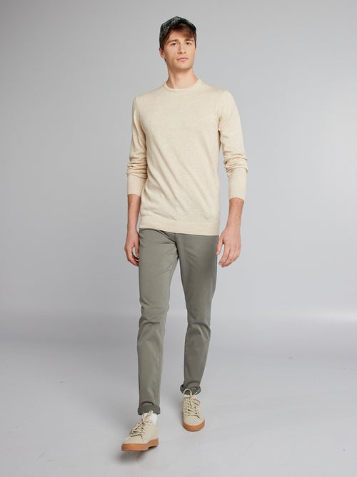 Maglione basic girocollo +1m90 - Kiabi