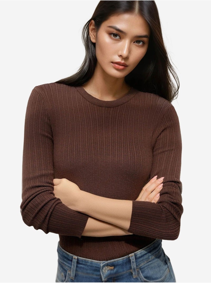 Maglione basic hiccup Marrone scuro - Kiabi