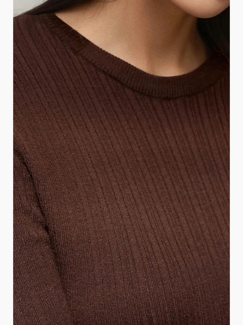Maglione basic hiccup Marrone scuro - Kiabi