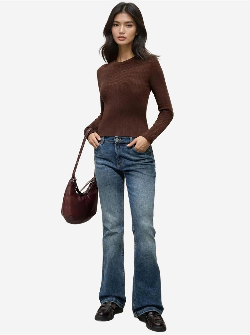 Maglione basic hiccup Marrone scuro - Kiabi