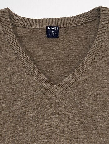 Maglione basic in maglia tinta unita