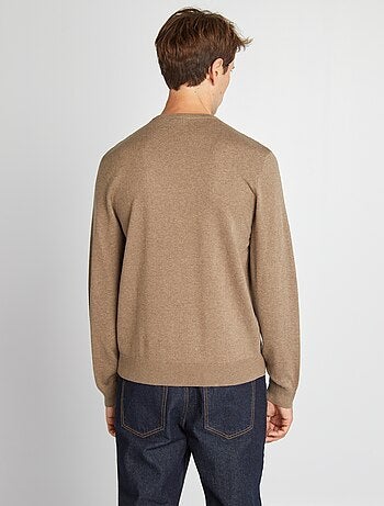 Maglione basic in maglia tinta unita