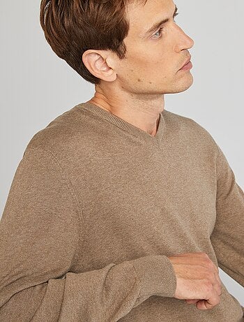 Maglione basic in maglia tinta unita