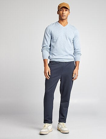 Maglione basic in maglia tinta unita