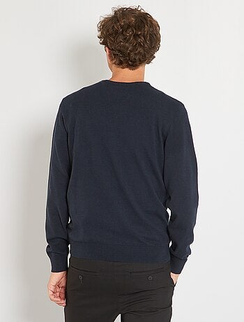 Maglione basic in maglia tinta unita