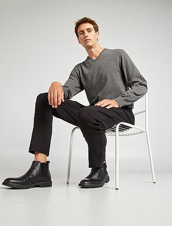 Maglione basic in maglia tinta unita