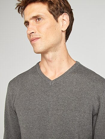 Maglione basic in maglia tinta unita