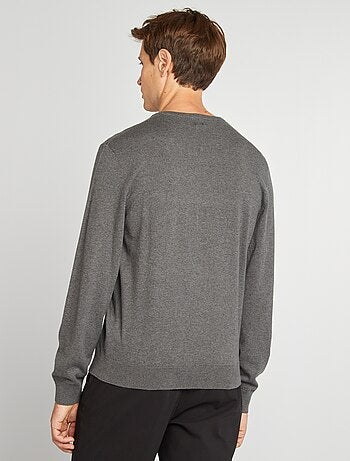 Maglione basic in maglia tinta unita