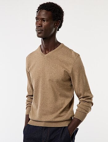 Maglione basic in maglia tinta unita