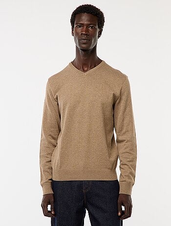 Maglione basic in maglia tinta unita