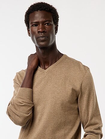Maglione basic in maglia tinta unita