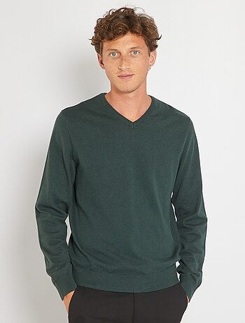Uomo Abbigliamento da Maglieria da Maglioni con scollo a V PulloverAltea in Cotone da Uomo colore Verde 