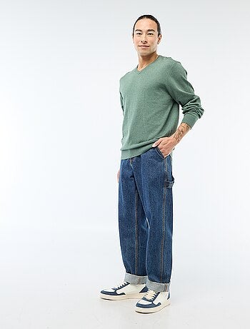 Maglione basic in maglia tinta unita