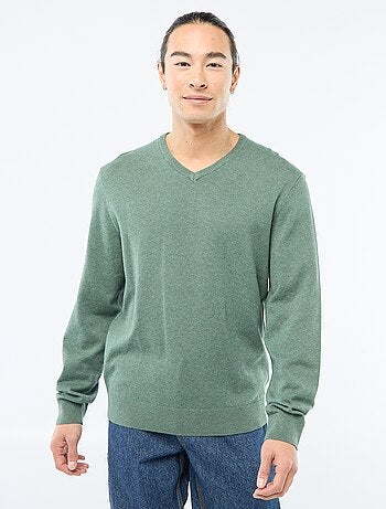 Maglione basic in maglia tinta unita