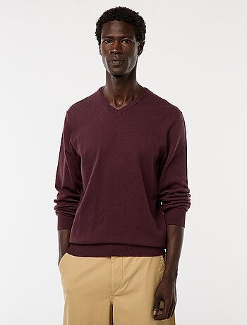 Maglione basic in maglia tinta unita