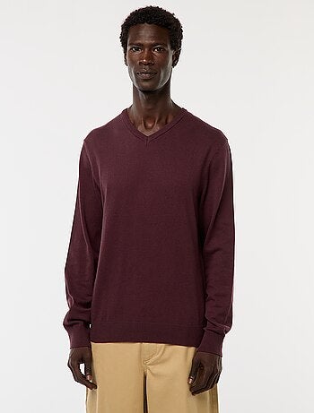 Maglione basic in maglia tinta unita