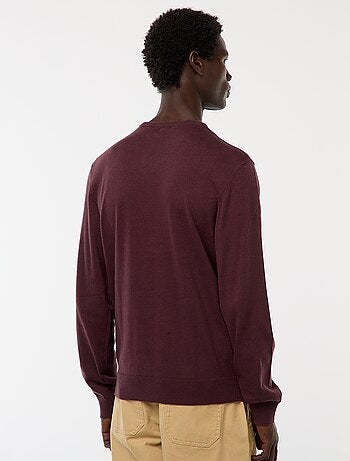 Maglione basic in maglia tinta unita