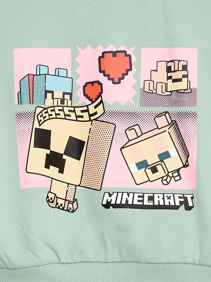 Maglione basic 'Minecraft' Verde - Kiabi
