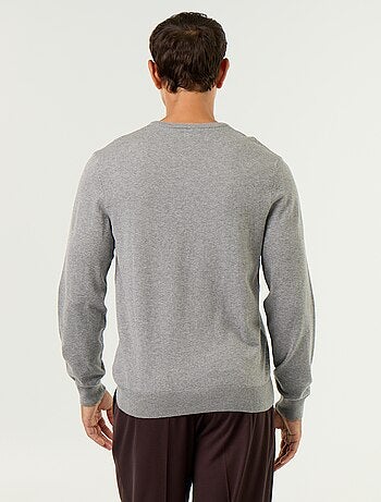 Maglione basico in maglia tinta unita