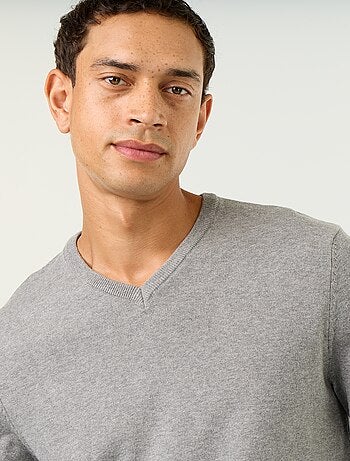 Maglione basico in maglia tinta unita