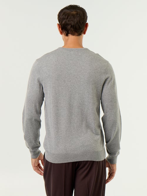 Maglione basico in maglia tinta unita - Kiabi