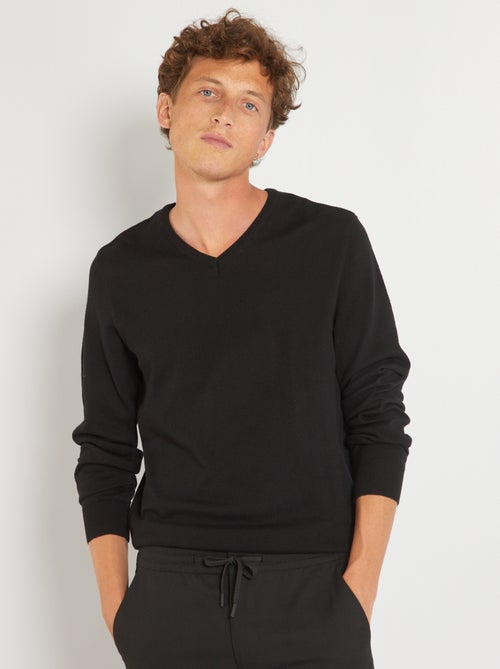 Maglione basico in maglia tinta unita - Kiabi Maglione basico in maglia tinta unita - Kiabi