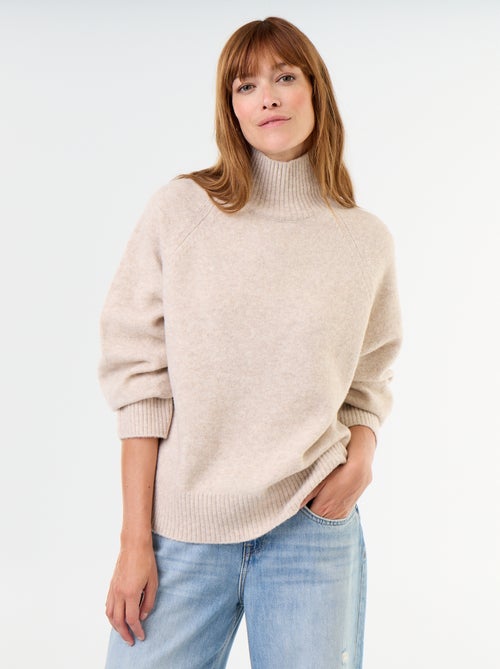 Maglione caldo a collo alto - Kiabi