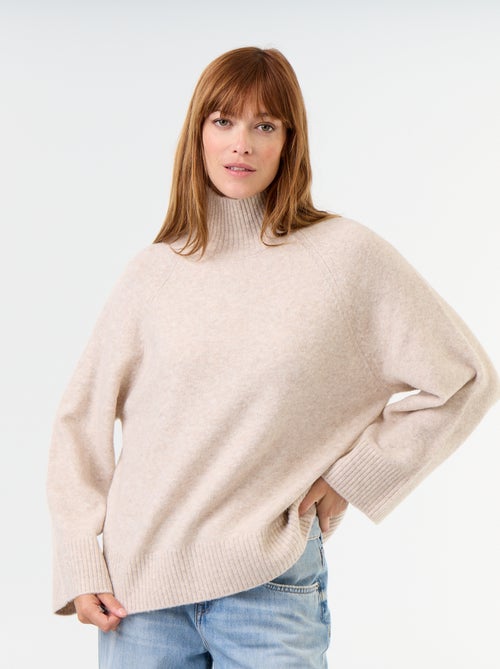 Maglione caldo a collo alto - Kiabi