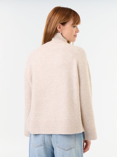 Maglione caldo a collo alto - Kiabi