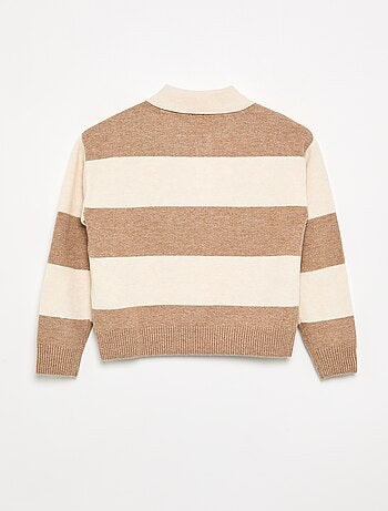 Maglione caldo a collo polo