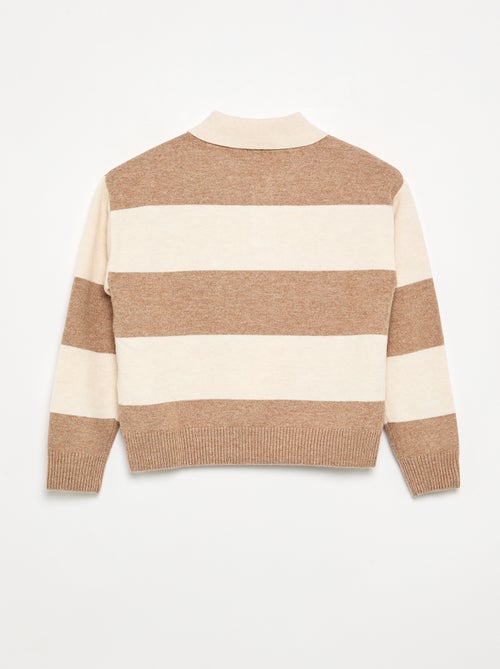 Maglione caldo a collo polo - Kiabi Maglione caldo a collo polo - Kiabi