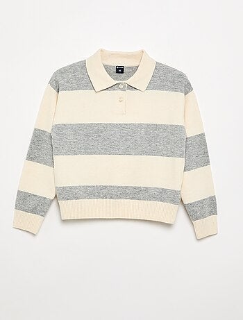 Maglione caldo a collo polo