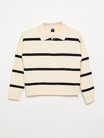 Maglione caldo a collo polo