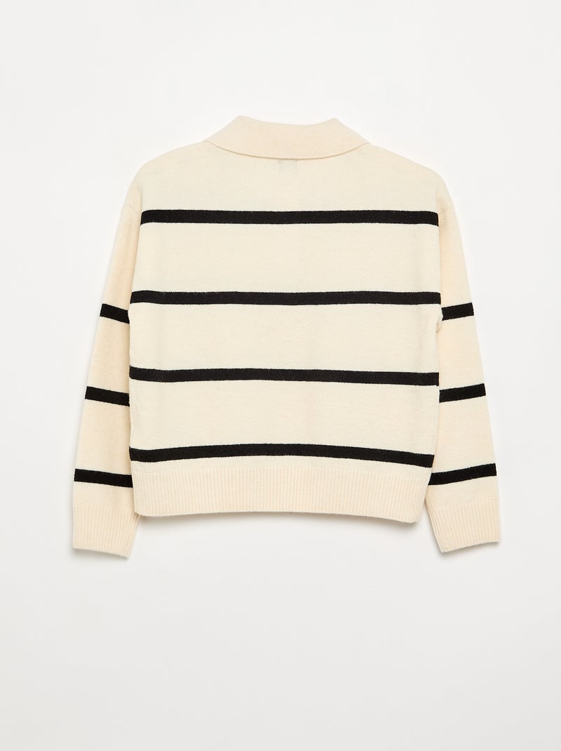 Maglione caldo a collo polo Nero - Kiabi