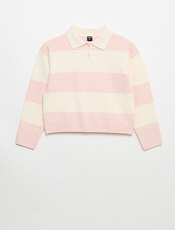 Maglione caldo a collo polo