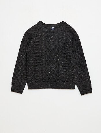 Maglione caldo a girocollo tinta unita