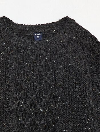 Maglione caldo a girocollo tinta unita