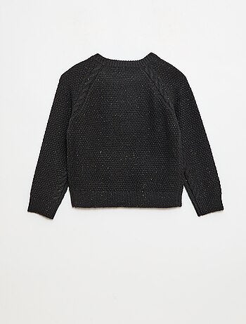 Maglione caldo a girocollo tinta unita