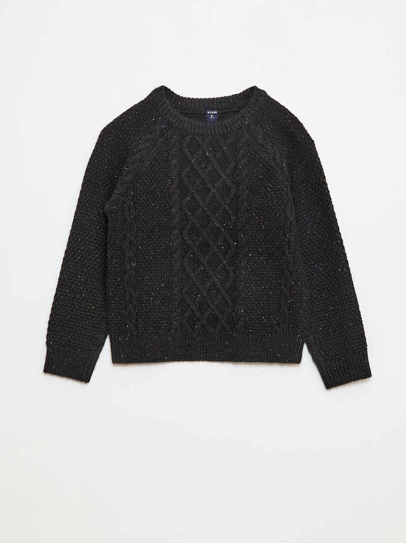 Maglione caldo a girocollo tinta unita Grigio - Kiabi