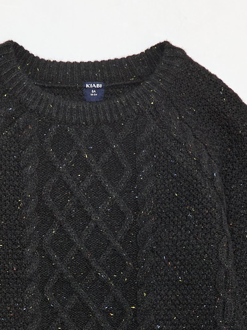 Maglione caldo a girocollo tinta unita Grigio - Kiabi