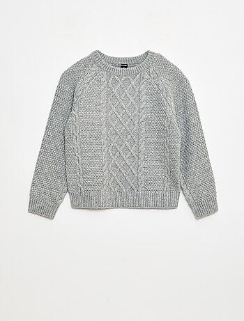 Maglione caldo a girocollo tinta unita