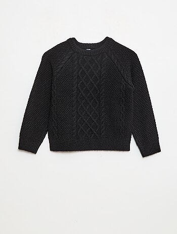 Maglione caldo a girocollo tinta unita
