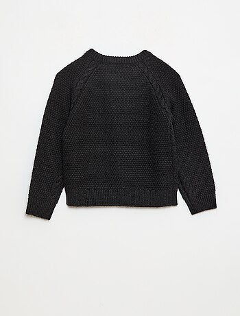 Maglione caldo a girocollo tinta unita