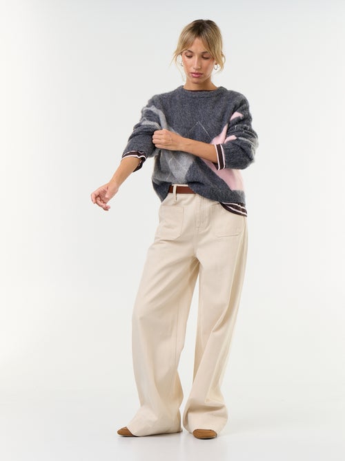 Maglione caldo a maglia girocollo - Kiabi