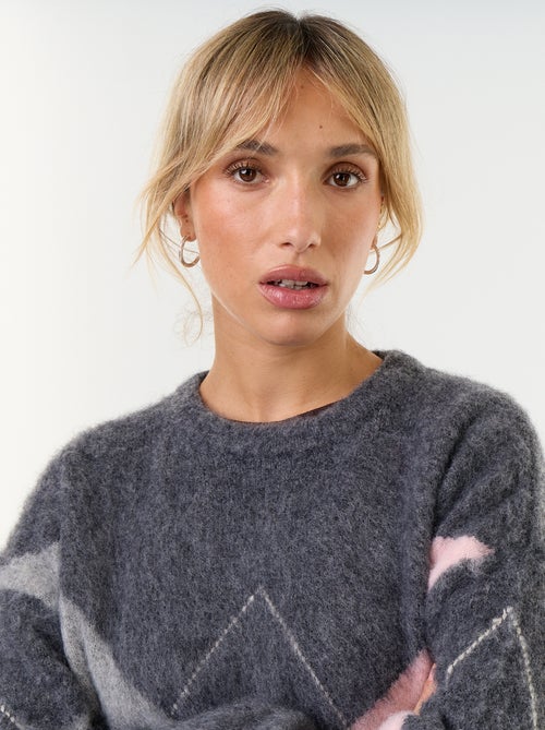 Maglione caldo a maglia girocollo - Kiabi