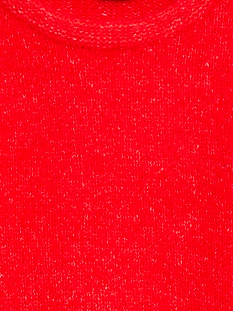 Maglione caldo con maniche a palloncino Rosso - Kiabi