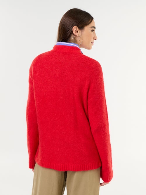 Maglione caldo in mohair a girocollo - Kiabi