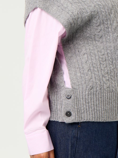 Maglione camicia 2-in-1 - Kiabi