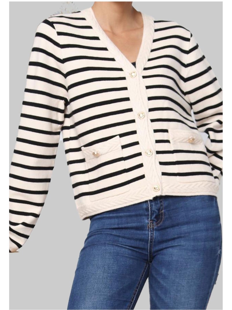 Maglione cardigan Kebello Beige - Kiabi